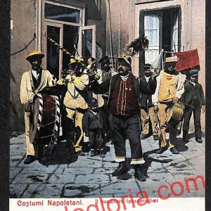 ah3715 - CARTOLINA D'EPOCA - Napoli Città - Costumi Napoletani