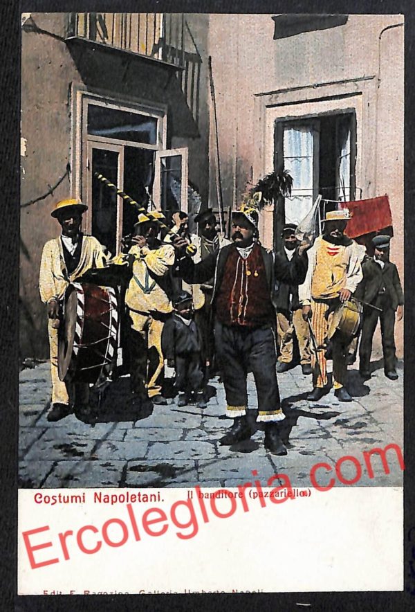 ah3715 - CARTOLINA D'EPOCA - Napoli Città - Costumi Napoletani