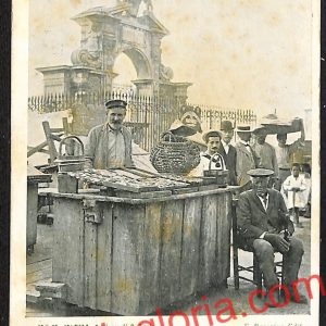 ah3717 - CARTOLINA D'EPOCA - Napoli Città - Ostricaro di San Lucia