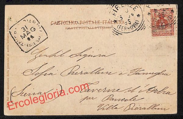 ai5707 - CARTOLINA D' EPOCA - Siena Provincia - Taverne d'Arbia