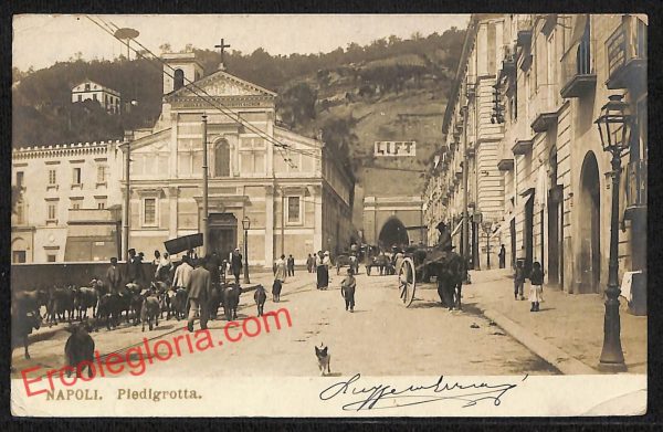 ah3719 - CARTOLINA D'EPOCA - Napoli Città - Piedigrotta