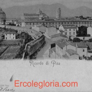 ad0144 - CARTOLINA D'EPOCA - Pisa Città - Ricordo di PISA  1900