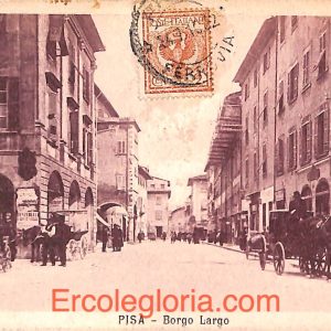 ad0154 - CARTOLINA D'EPOCA - Pisa Città - Borgo Largo