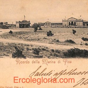 ad0163 - CARTOLINA D'EPOCA - Pisa Città - Ricordo della Marina di Pisa