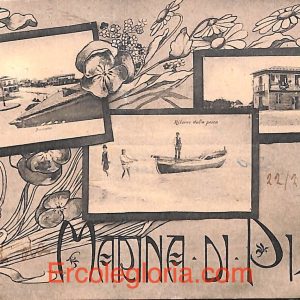 ad0166 - CARTOLINA D'EPOCA - Pisa Provincia - Marina di Pisa  1910