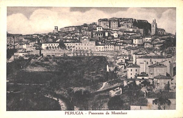 ab8811 - CARTOLINA  D'EPOCA - Perugia Città - Panorama da Monteluce
