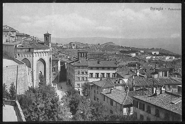 ab8819 - CARTOLINA  D'EPOCA - Perugia Città