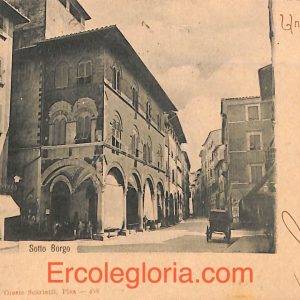 ad0181 - CARTOLINA D'EPOCA - Pisa Città -  Sotto Borgo  1902
