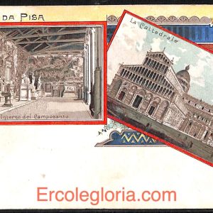 ad0183 - CARTOLINA D'EPOCA - Pisa Città - Oreste Scarlatti  1900