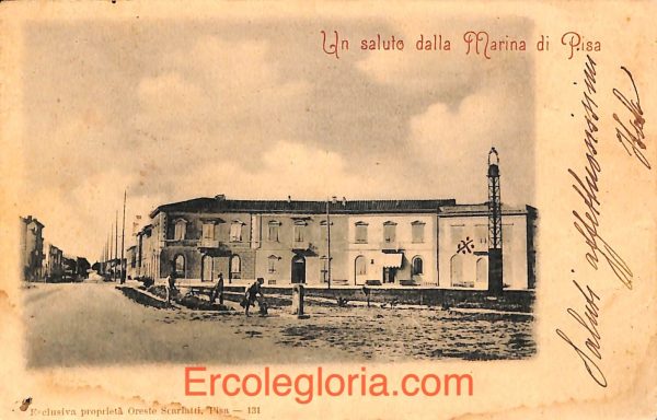ad0184 - CARTOLINA D'EPOCA - Pisa Città - Oreste Scarlatti  1901
