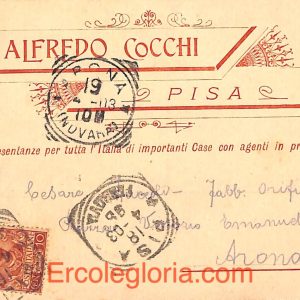 ad0185 - CARTOLINA D'EPOCA - Pisa Città - Alfredo Cocchi   1903