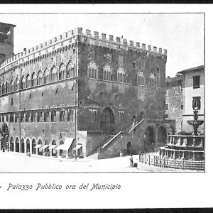 ab8855 - CARTOLINA  D'EPOCA - Perugia Città - Palazzo Pubblico ora del Municipio