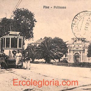 ad0201 - CARTOLINA D'EPOCA - Pisa Città - POLITEAMA  1919