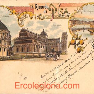 ad0206 - CARTOLINA D'EPOCA - Pisa Città - DUOMO  1899