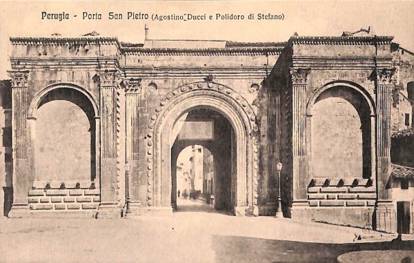 ab8865 - CARTOLINA  D'EPOCA - Perugia Città - Porta San Pietro