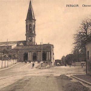 ab8877 - CARTOLINA  D'EPOCA - Perugia Città - Chiesa di S. Pietro