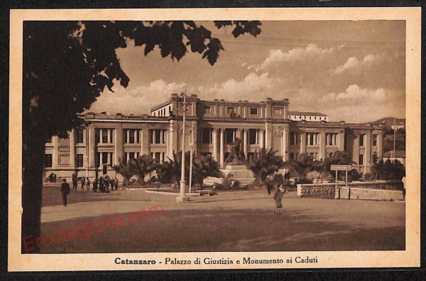 ae4891 - CARTOLINA D'EPOCA - Catanzaro Città - Palazzo di Giustizia