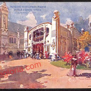 ag9181 - CARTOLINA D'EPOCA - Milano Città - Padiglione dei Palombari Inazione