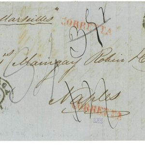 P2889 - PORTUGAL, 1861 MUNDOFIL NR. 13 ON FULL LETTER TO ITALY, 1861,