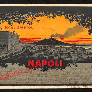 ah3741 - CARTOLINA D'EPOCA - Napoli Città - Hotel Bristol