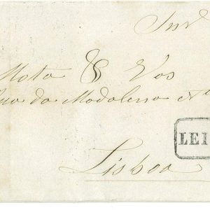 P2890 - PORTUGAL , HUGE MARGINS ALL AROUND ON LOCAL MAIL, FROM LEIRIA TO LISBON
