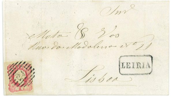 P2890 - PORTUGAL , HUGE MARGINS ALL AROUND ON LOCAL MAIL, FROM LEIRIA TO LISBON
