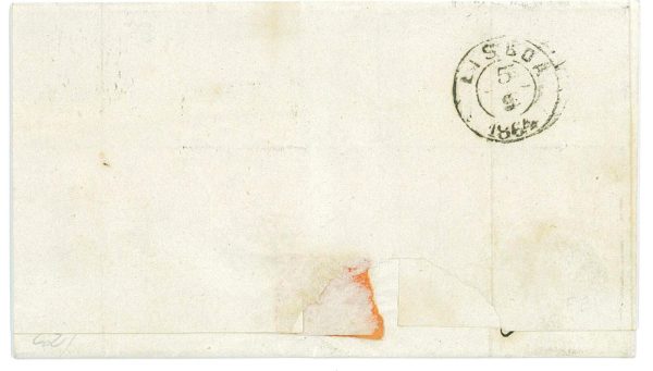 P2890 - PORTUGAL , HUGE MARGINS ALL AROUND ON LOCAL MAIL, FROM LEIRIA TO LISBON - immagine 2