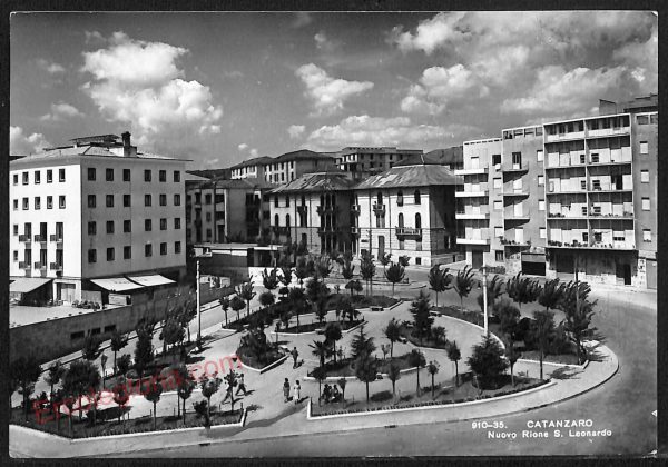 ae4900 - CARTOLINA D'EPOCA - Catanzaro Città - Nuovo Rione S. Leonardo