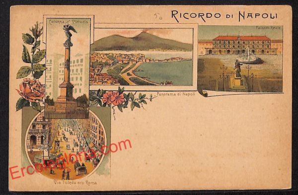 ah3747 - CARTOLINA D'EPOCA - Napoli Città - Panorama