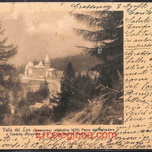 ad9945 - CARTOLINA  D'EPOCA - Aosta Provincia - Gressoney