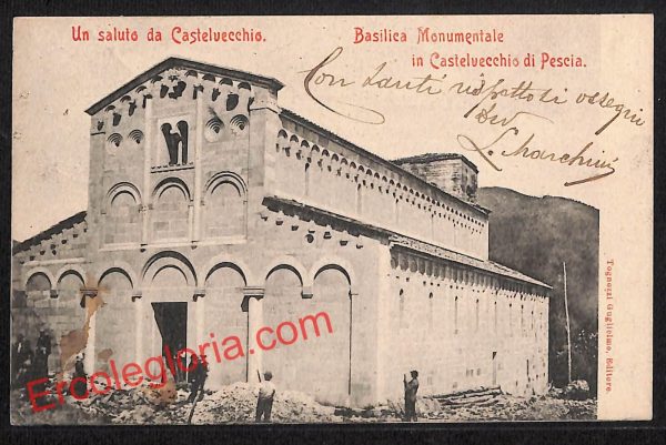 ah8748 - CARTOLINA D'EPOCA - Pistoia Provincia - Pescia