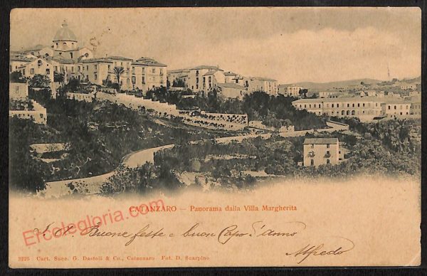 ae4907 - CARTOLINA D'EPOCA - Catanzaro Città - Panorama  1900