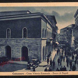 ae4911 - CARTOLINA D'EPOCA - Catanzaro Città - Corso Vittorio Emanuele