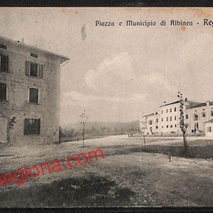 ah9747 - CARTOLINA D'EPOCA - Reggio Emilia Città - Municipio di Albinea
