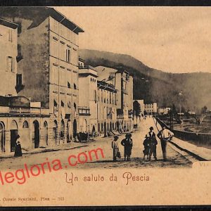 ah8760 - CARTOLINA D'EPOCA - Pistoia Provincia - Pescia