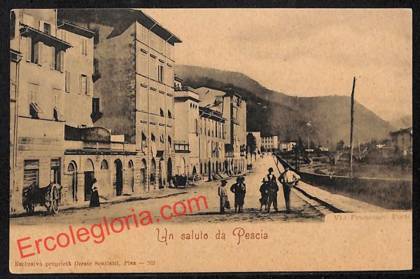 ah8760 - CARTOLINA D'EPOCA - Pistoia Provincia - Pescia