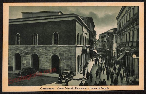ae4912 - CARTOLINA D'EPOCA - Catanzaro Città - Corso Vittorio Emanuele