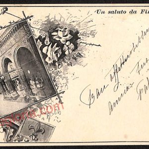 ae6641 - CARTOLINA D'EPOCA - Firenze Città - Loggia dell' Orcagna