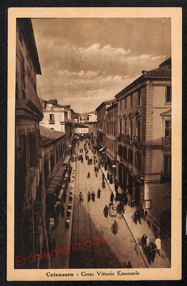 ae4913 - CARTOLINA D'EPOCA - Catanzaro Città - Corso Vittorio Emanuele