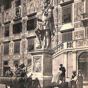 ad0273 - CARTOLINA D'EPOCA - Pisa Città - Monumento a Cosimo