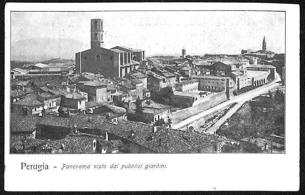 ab8926 - CARTOLINA  D'EPOCA - Perugia Città