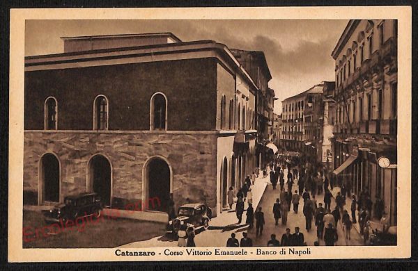 ae4914 - CARTOLINA D'EPOCA - Catanzaro Città - Corso Vittorio Emanuele