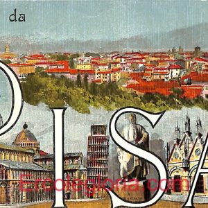 ad0277 - CARTOLINA D'EPOCA - Pisa Città - Molto Bella!!!