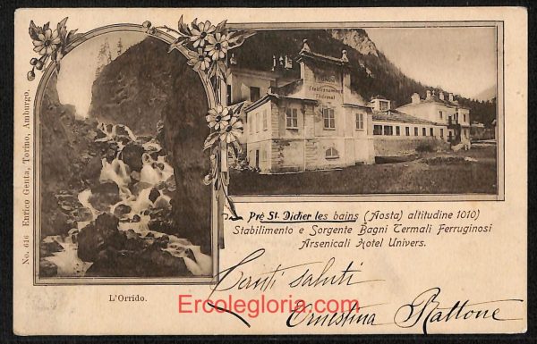 ad9966 - CARTOLINA  D'EPOCA - Aosta Provincia - Pré-Saint-Didier