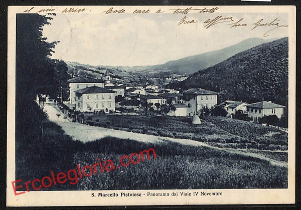ah8794 - CARTOLINA D'EPOCA - Pistoia Provincia - San Marcello Pistoiese