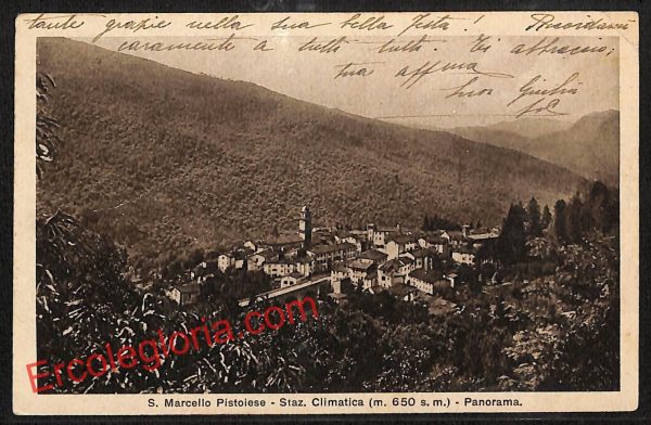 ah8800 - CARTOLINA D'EPOCA - Pistoia Provincia - San Marcello Pistoiese
