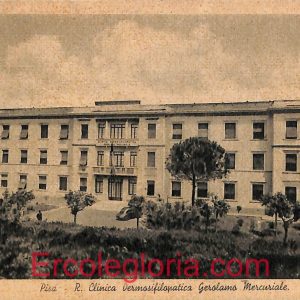 ad0308 - CARTOLINA D'EPOCA - Pisa Città - R. Clinica Dermosifilopatica