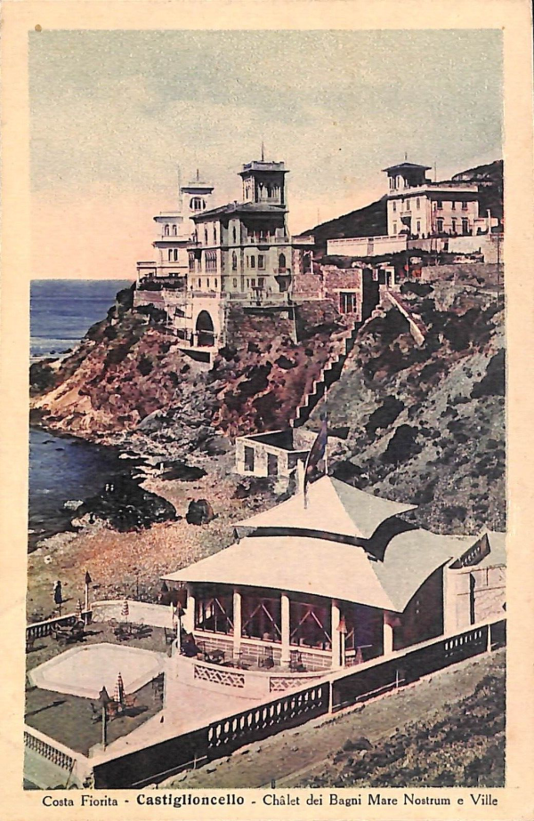 ac7928 - CARTOLINA D'EPOCA - Livorno Provincia - Castiglioncello  1930