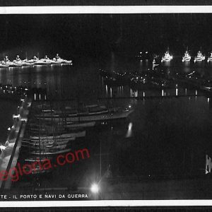 ag0756 - CARTOLINA D'EPOCA - Genova Città - Il Porto e Navi da Guerra  1939