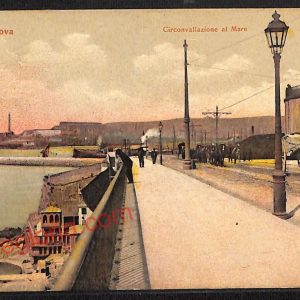 ag0757 - CARTOLINA D'EPOCA - Genova Città - Circonvallazione al Mare  1908